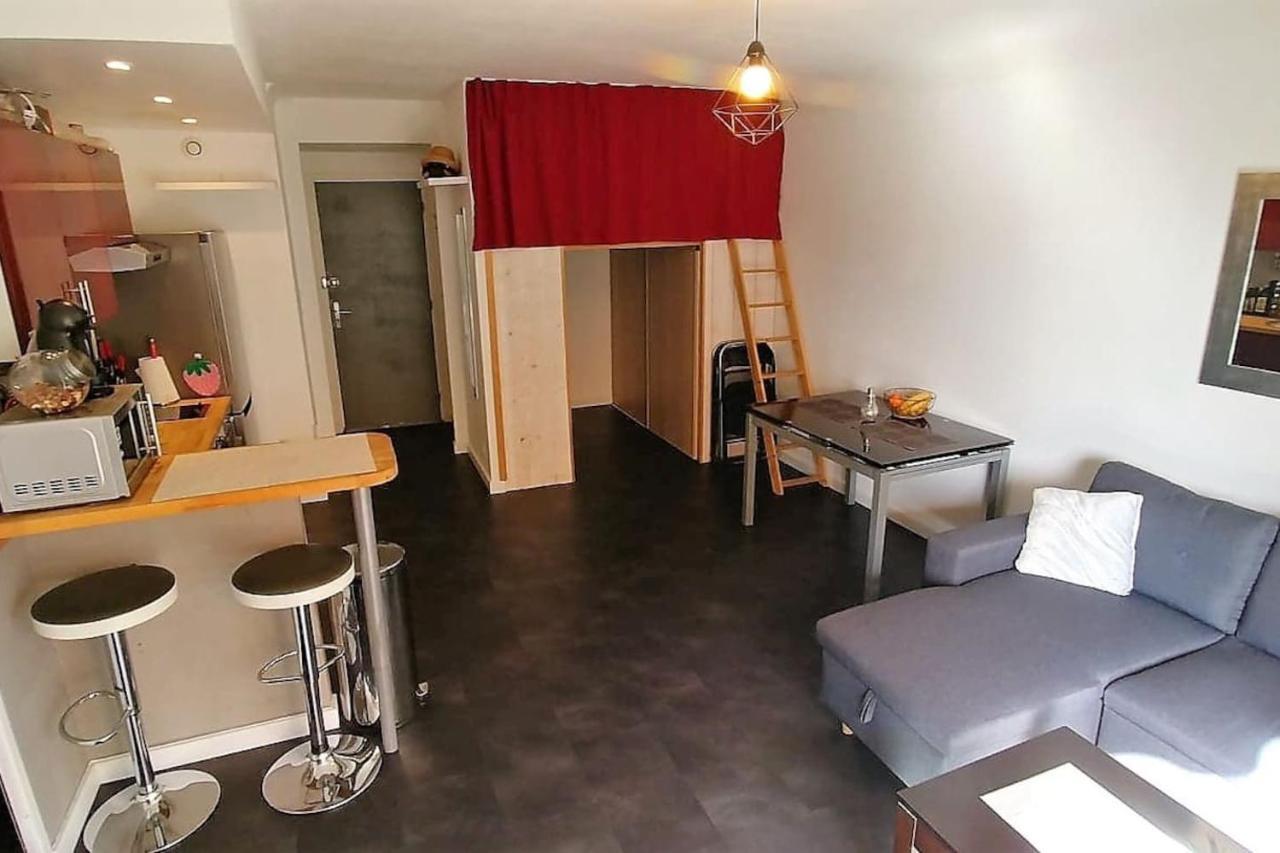 Charmant studio proche de Nice à 300m des plages Apartamento Villeneuve-Loubet Exterior foto